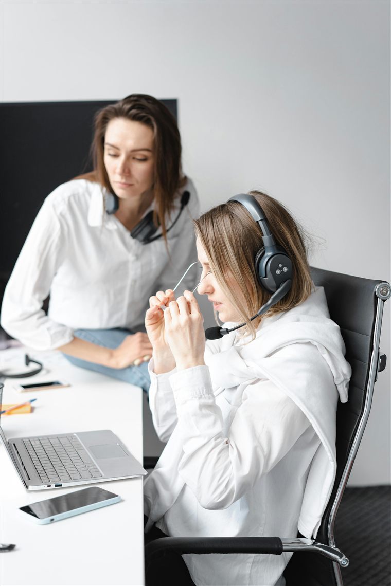 Local Voice Agents — friendly receptionists with headsets handling business calls