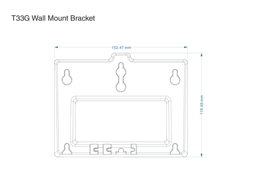 Yealink WMB-T33-MP52 Wall Mount Bracket